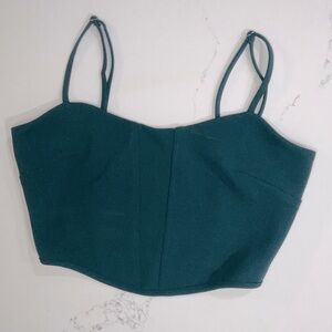 Emerald Green Cropped Tank